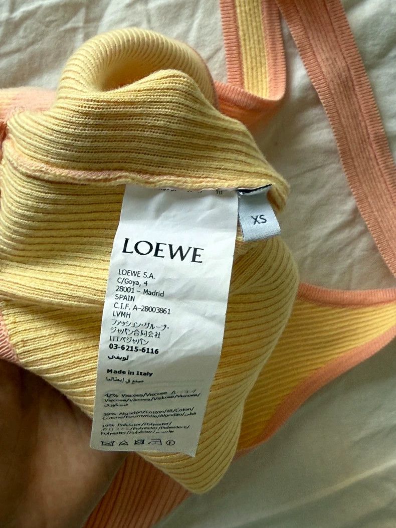 Loewe Loewe Logo Halter Knit Sleeveless Top Size US XS / EU 42 / 0 - 3 Thumbnail