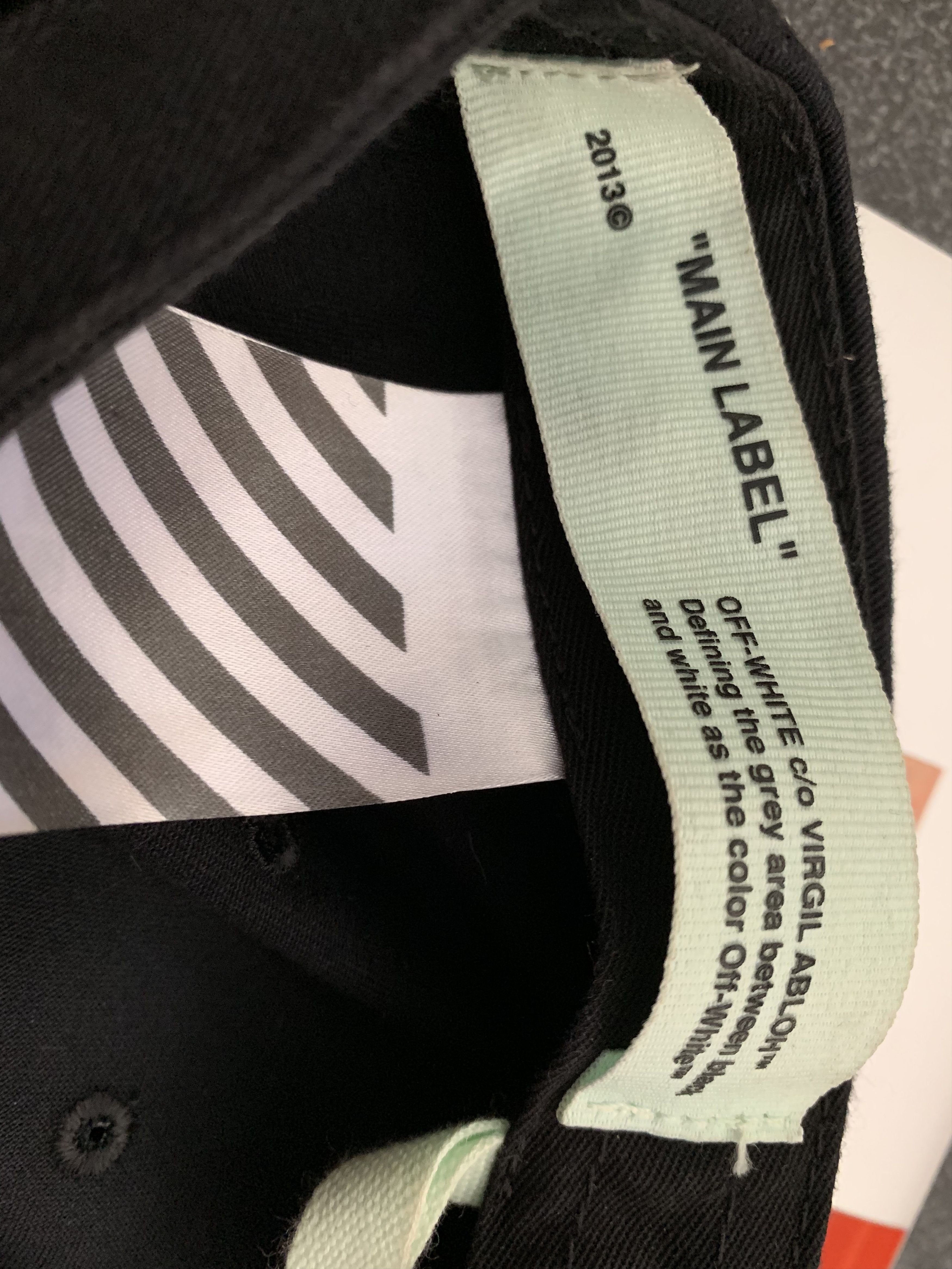 off white temperature hat