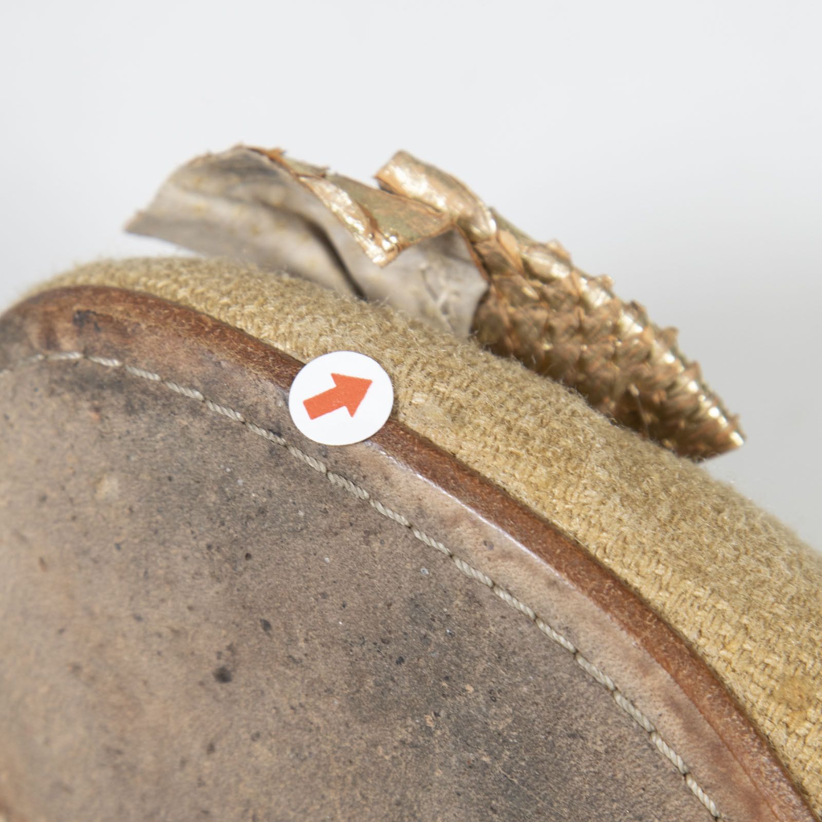 Miu Miu Beige Raffia & Snakeskin Bow Flats Size US 8 / IT 38 - 10 Thumbnail