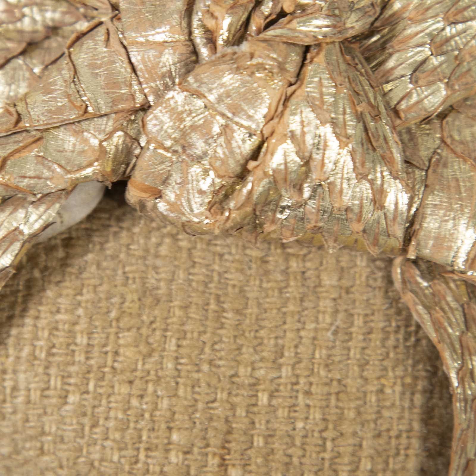 Miu Miu Beige Raffia & Snakeskin Bow Flats Size US 8 / IT 38 - 6 Thumbnail