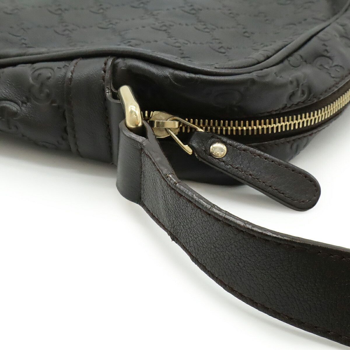 Gucci Gucci Gucci Guccissima Leather Shoulder Bag Leather Shoulder Bag 201448 DUTY FREE for USA Size ONE SIZE - 8 Thumbnail