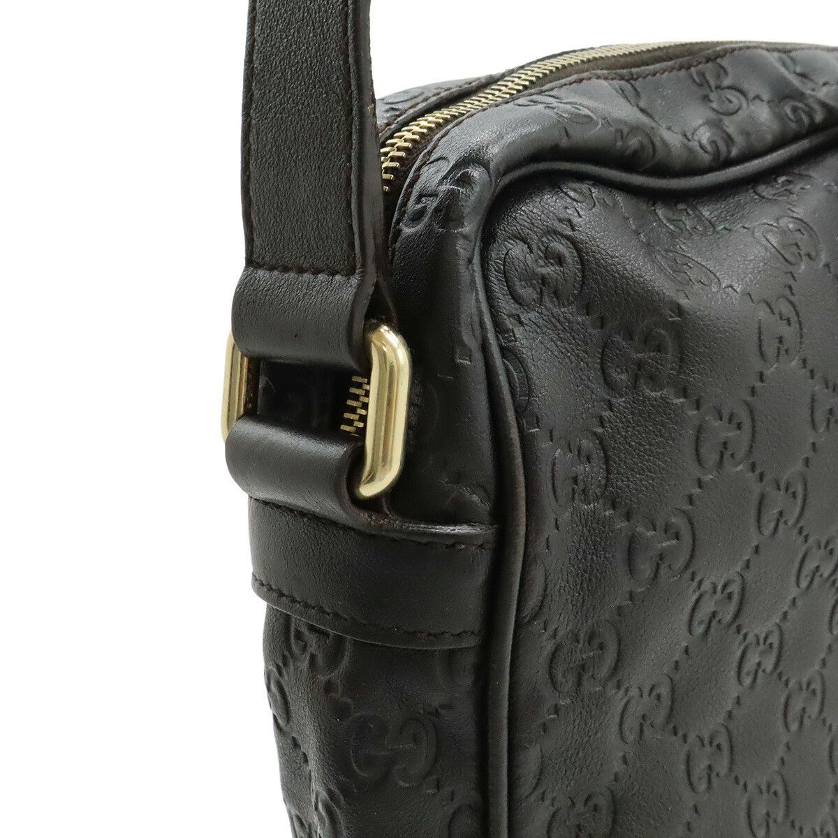 Gucci Gucci Gucci Guccissima Leather Shoulder Bag Leather Shoulder Bag 201448 DUTY FREE for USA Size ONE SIZE - 4 Thumbnail