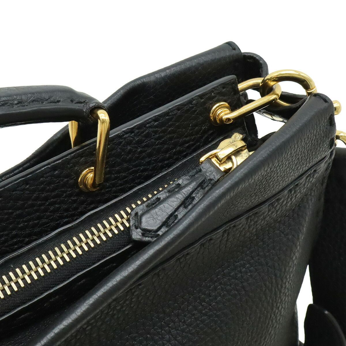 Fendi Fendi Fendi Selleria Peekaboo Fit Leather 2way Briefcase Leather Business Bag 7VA406 DUTY FREE for USA Size ONE SIZE - 7 Thumbnail