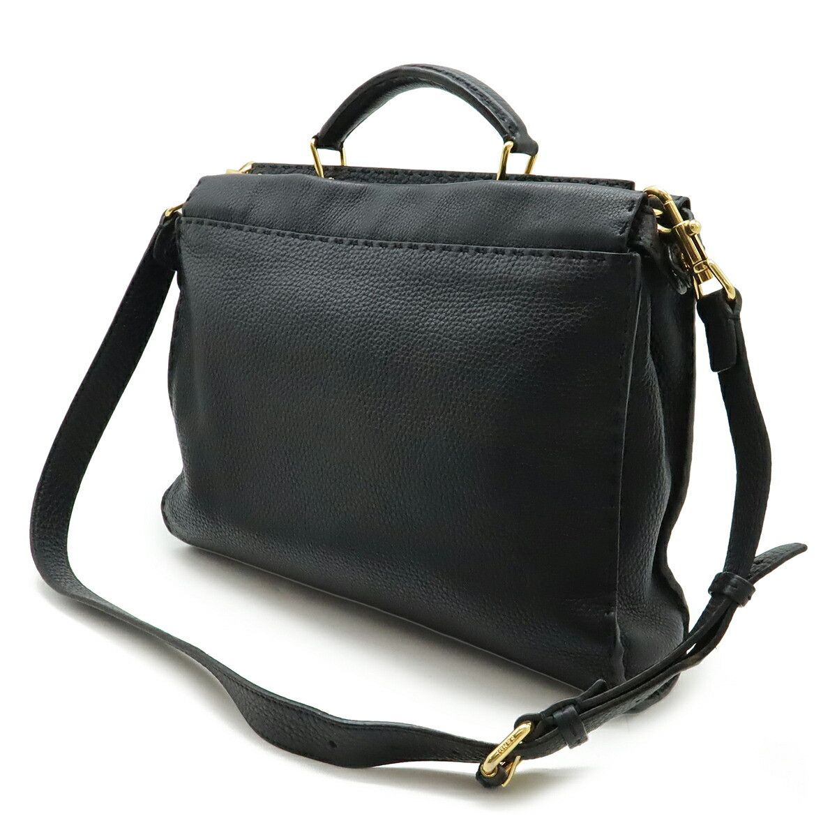 Fendi Fendi Fendi Selleria Peekaboo Fit Leather 2way Briefcase Leather Business Bag 7VA406 DUTY FREE for USA Size ONE SIZE - 2 Thumbnail
