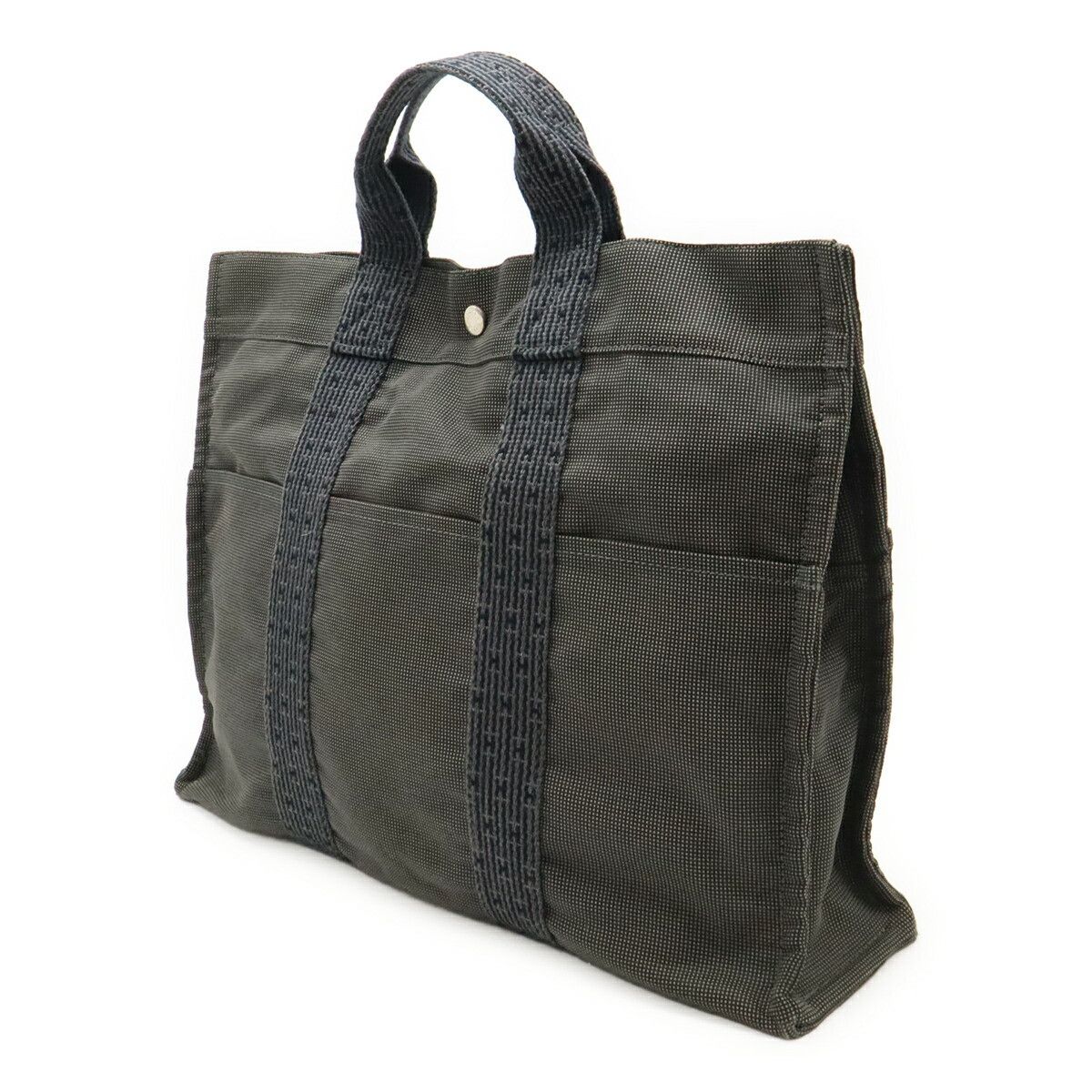 Hermes Hermes Hermes Herline MM Canvas Tote Bag Canvas Tote Bag DUTY FREE for USA Size ONE SIZE - 2 Thumbnail