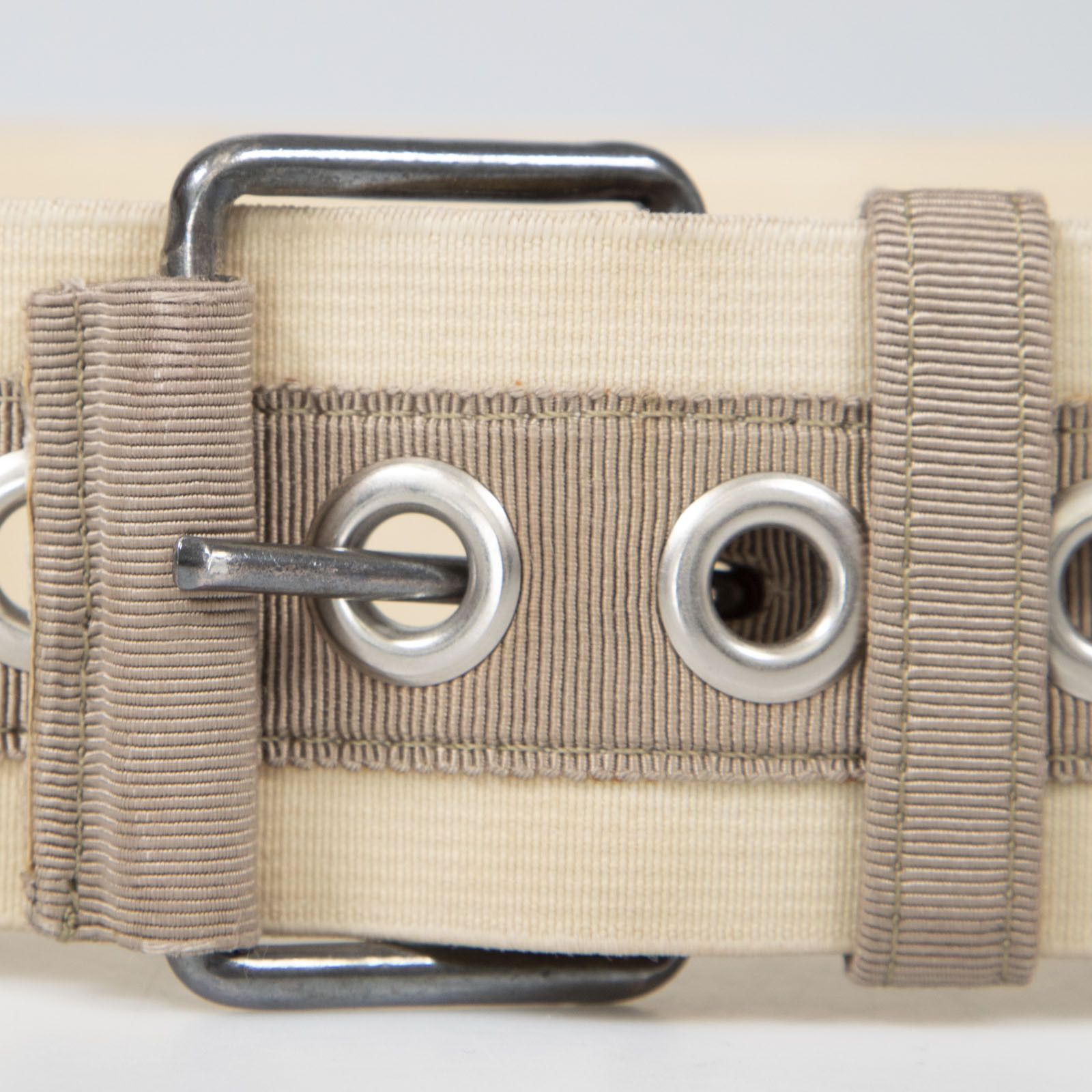 Lanvin Beige Elasticated Eyelets Belt Size ONE SIZE - 2 Thumbnail