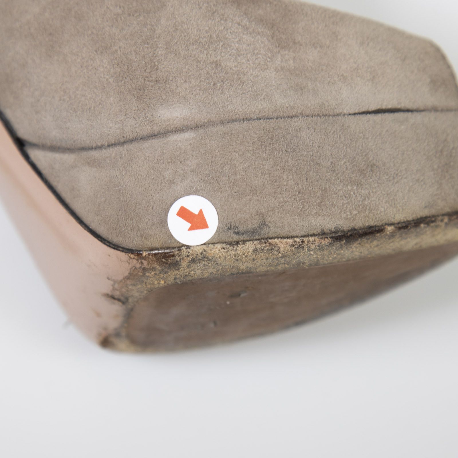 Prada Brown Suede Peep Toe Boots Size US 7.5 / IT 37.5 - 6 Thumbnail