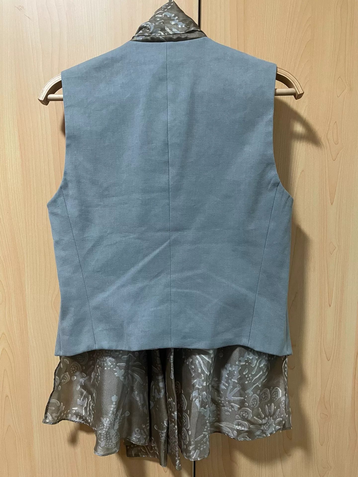 Brunello Cucinelli Brunello Cucinelli Silk Scarf Vest Size US S / EU 44-46 / 1 - 5 Thumbnail