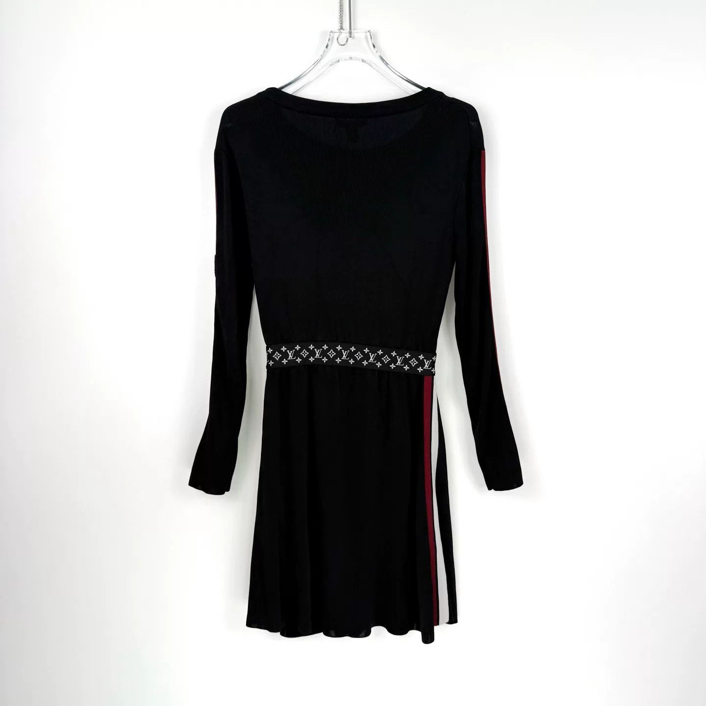 Louis Vuitton LV Black Monogram Logo Waist Dress Size US S / EU 44-46 / 1 - 4 Thumbnail