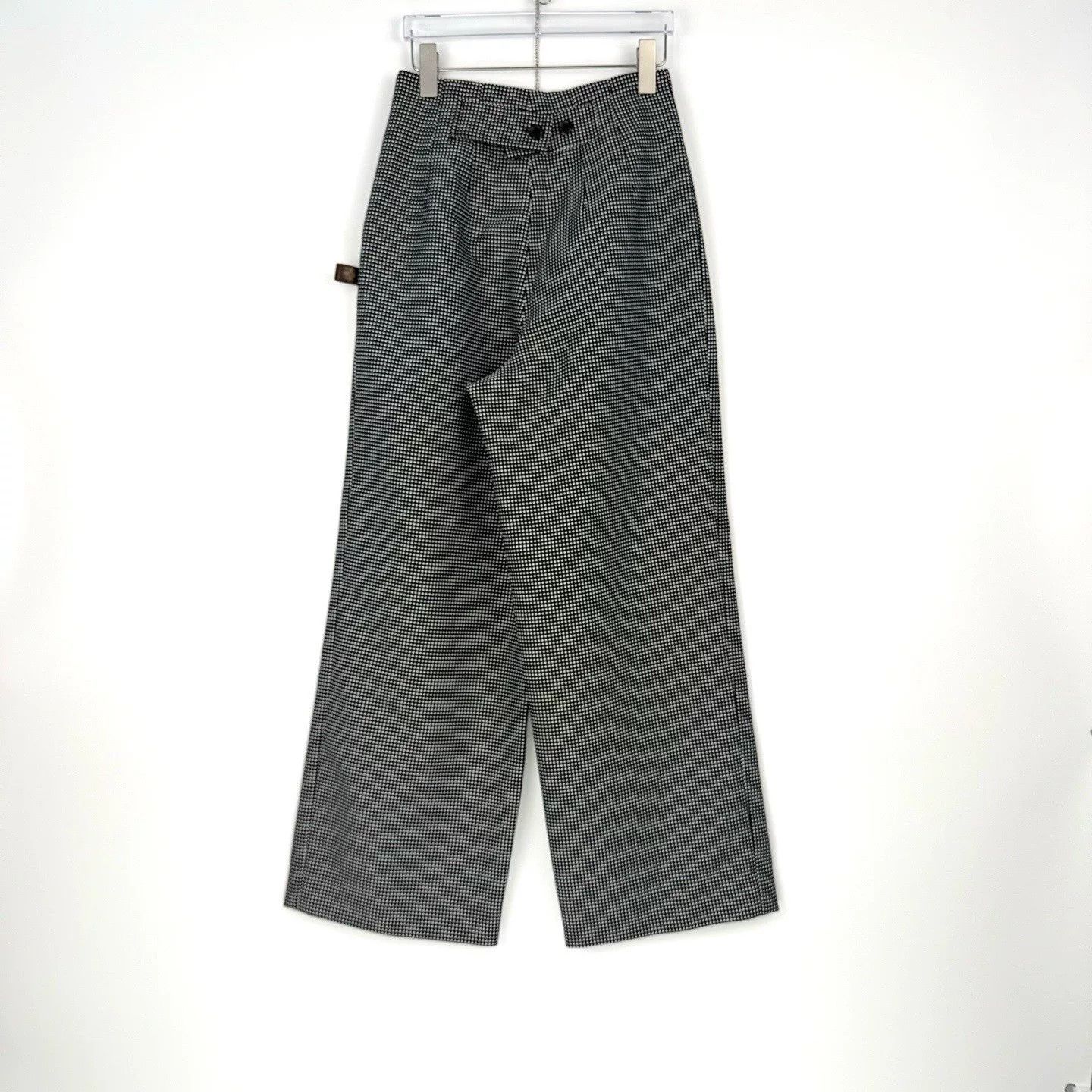 Louis Vuitton LV Black White Check Button Trousers Size US 36 / EU 52 - 4 Thumbnail