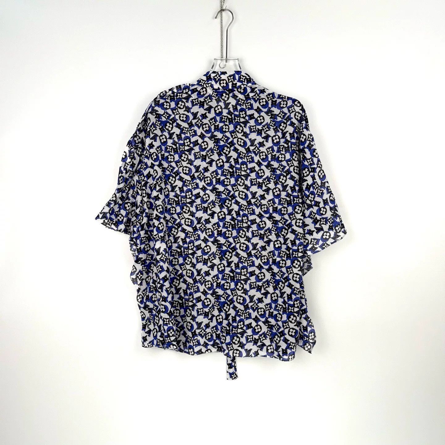 Louis Vuitton Louis Vuitton Blue Logo Cotton Shirt Size US S / EU 44-46 / 1 - 4 Thumbnail