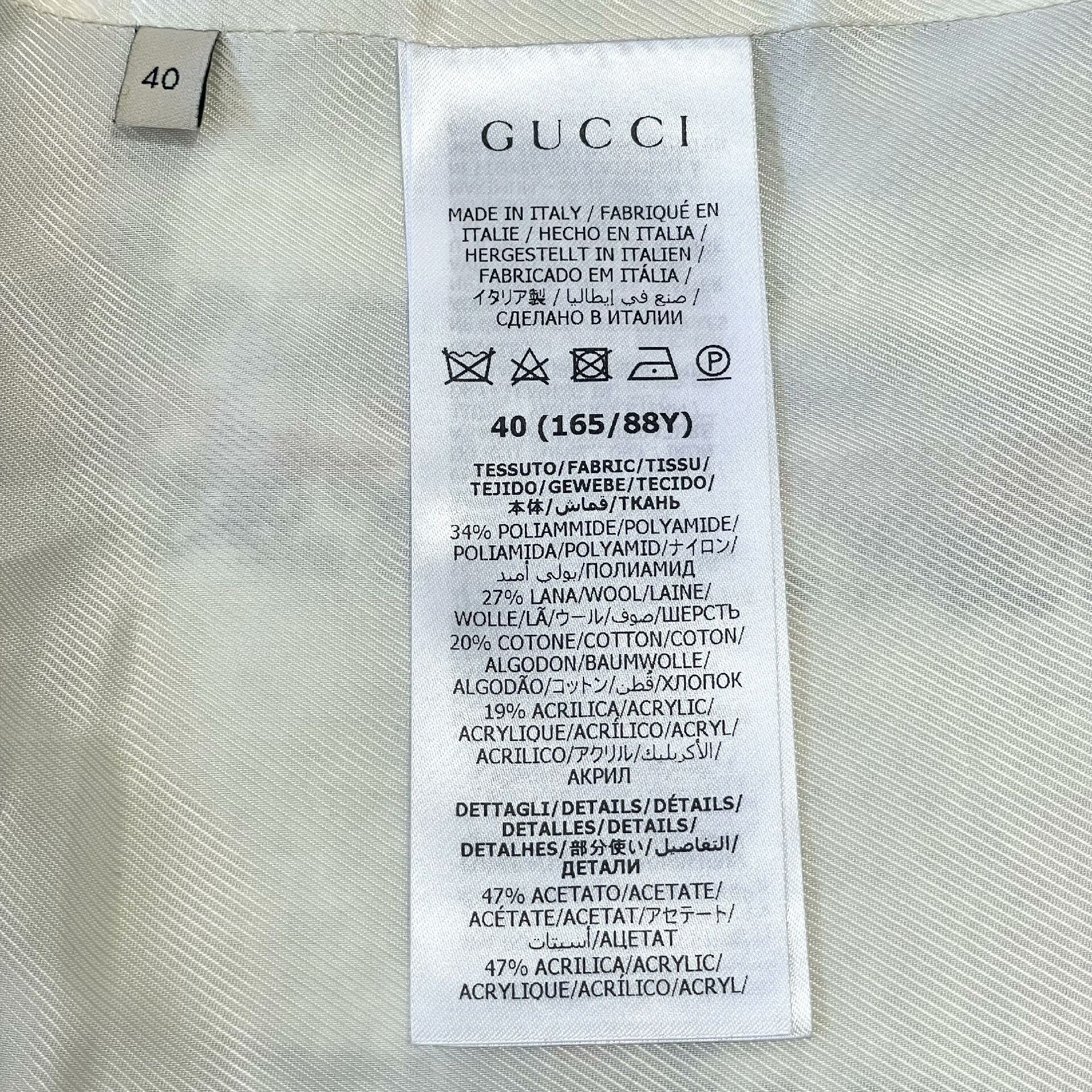 Gucci Gucci Plaid Tweed Coat with Gold Buckle Size US M / EU 48-50 / 2 - 4 Thumbnail