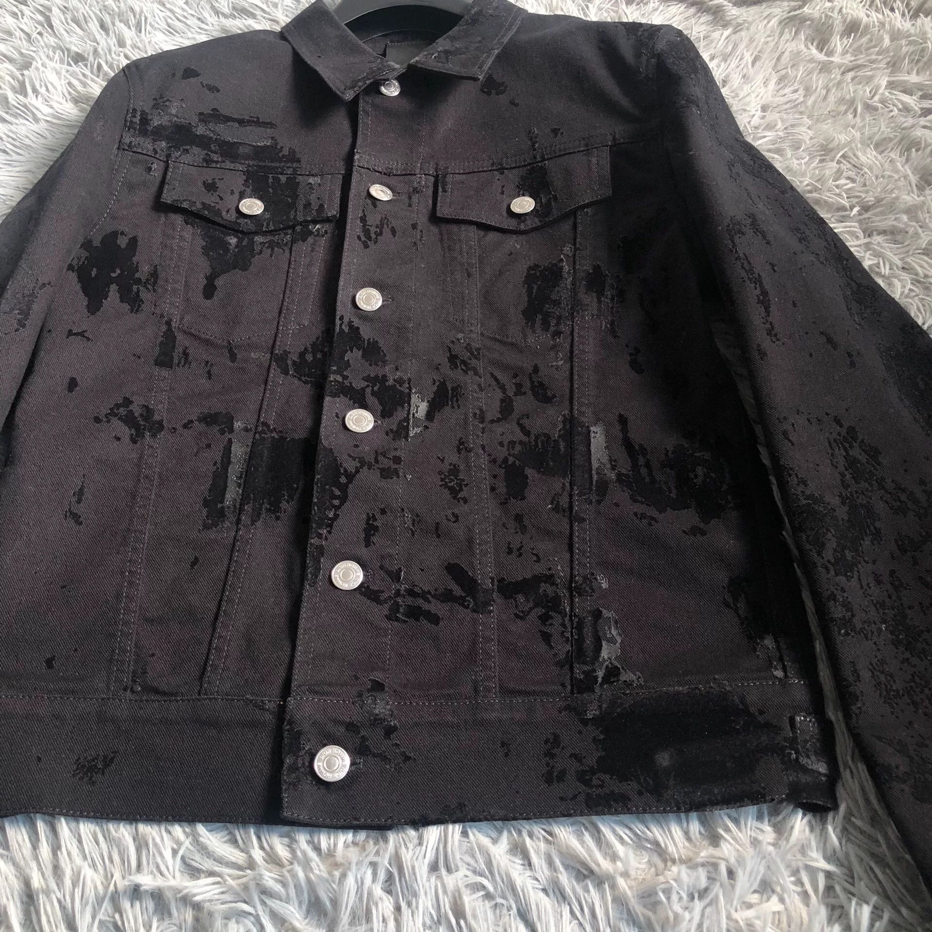 Dior dior paint splatter denim jacket Size US M / EU 48-50 / 2 - 2 Thumbnail
