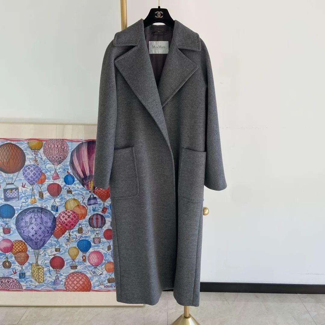 Max Mara maxmara gray wool coat size 38 Size US M / EU 48-50 / 2 - 2 Thumbnail