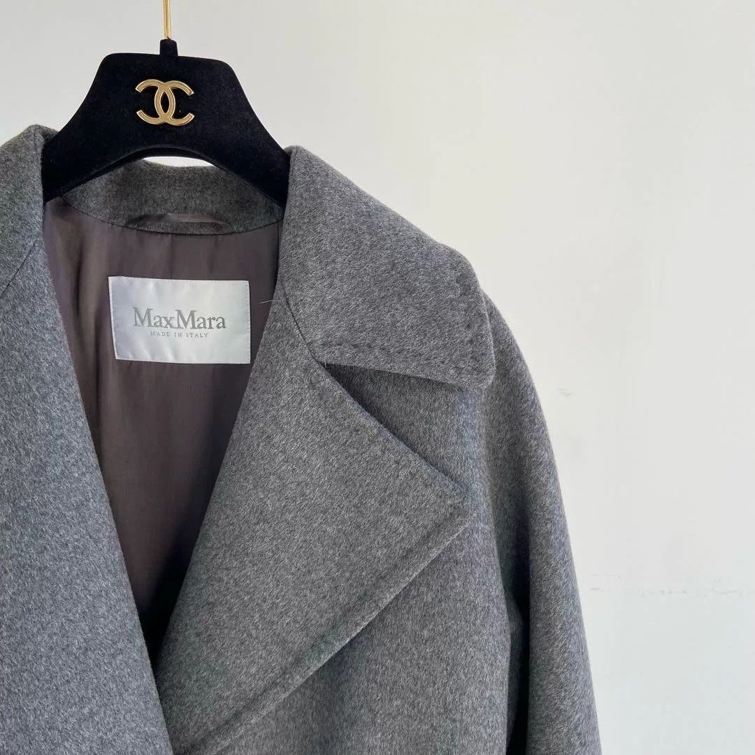 Max Mara maxmara gray wool coat size 38 Size US M / EU 48-50 / 2 - 4 Thumbnail