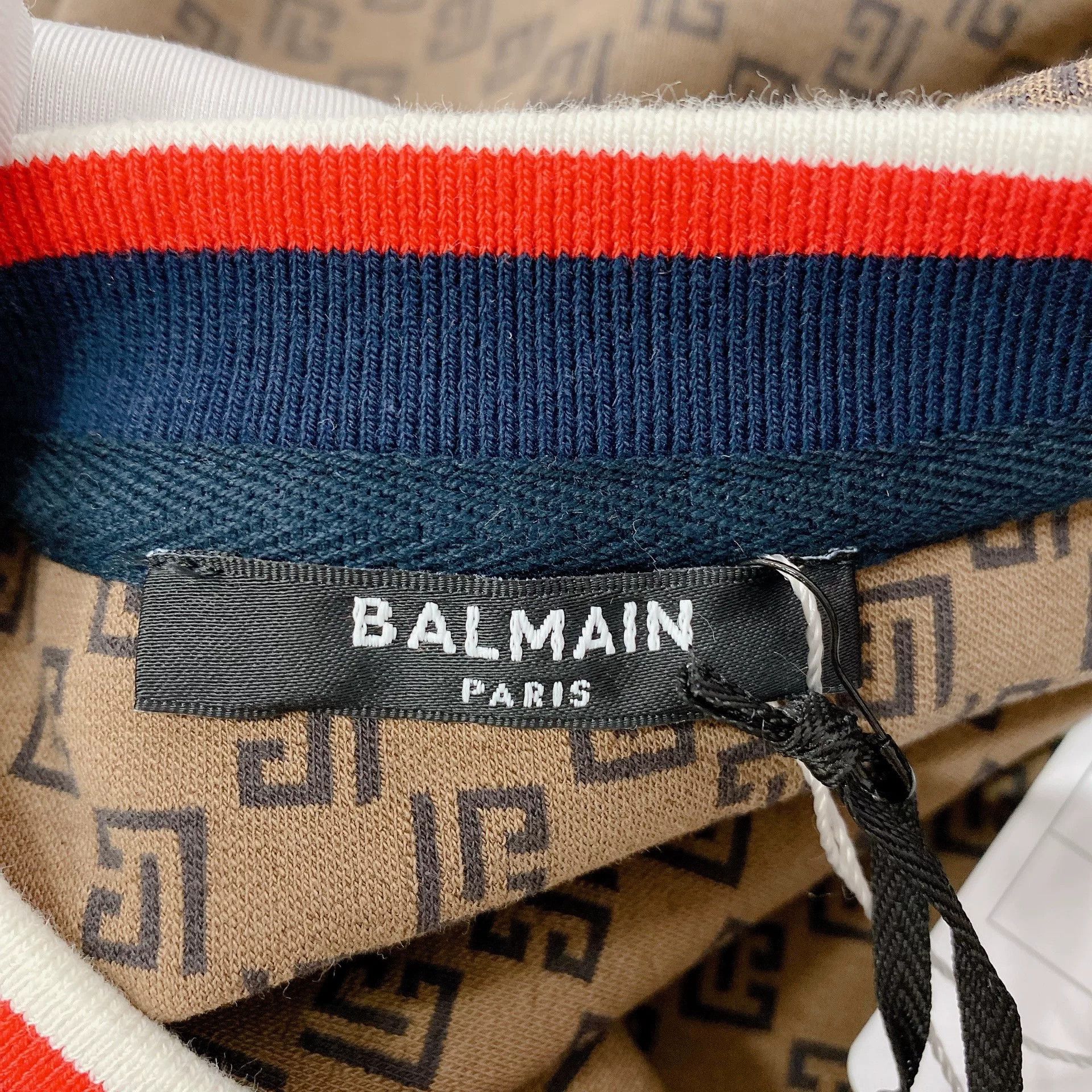 Balmain balmain cropped top with logo detail Size US M / EU 48-50 / 2 - 5 Thumbnail