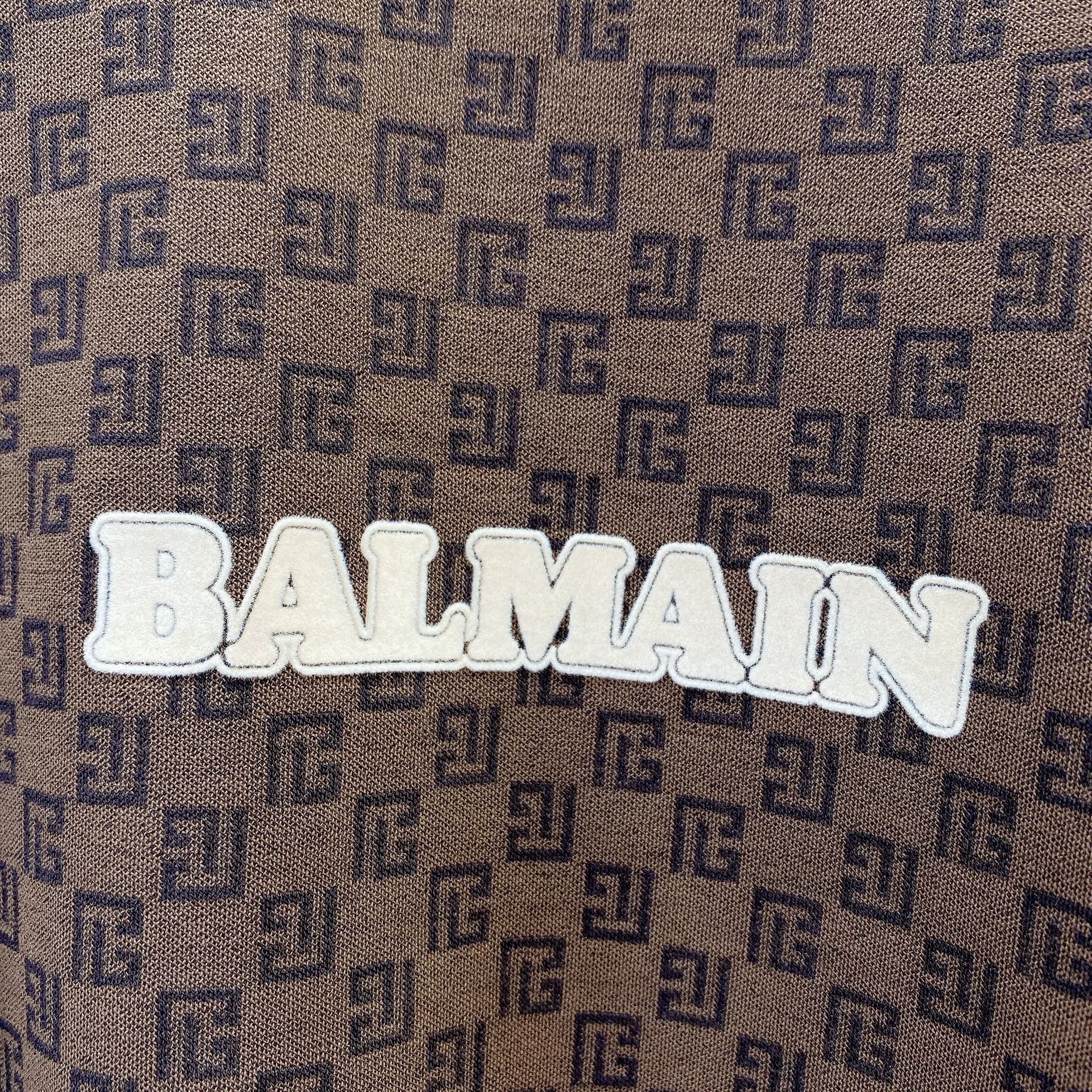 Balmain balmain cropped top with logo detail Size US M / EU 48-50 / 2 - 6 Thumbnail