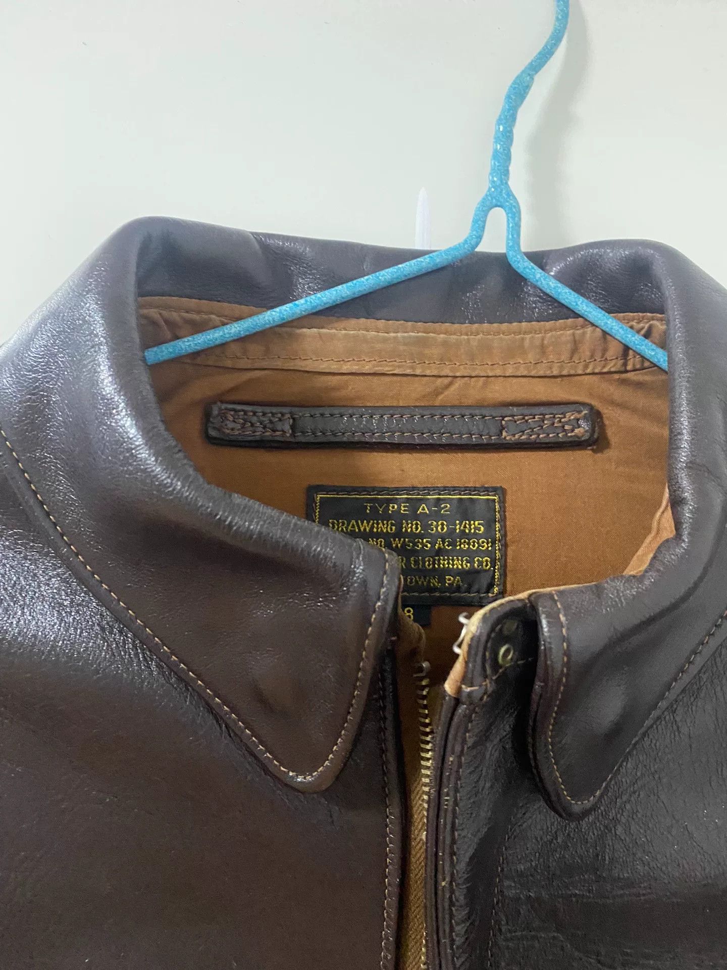 The Real McCoy's the real mccoy a2 brown leather jacket Size US M / EU 48-50 / 2 - 2 Thumbnail
