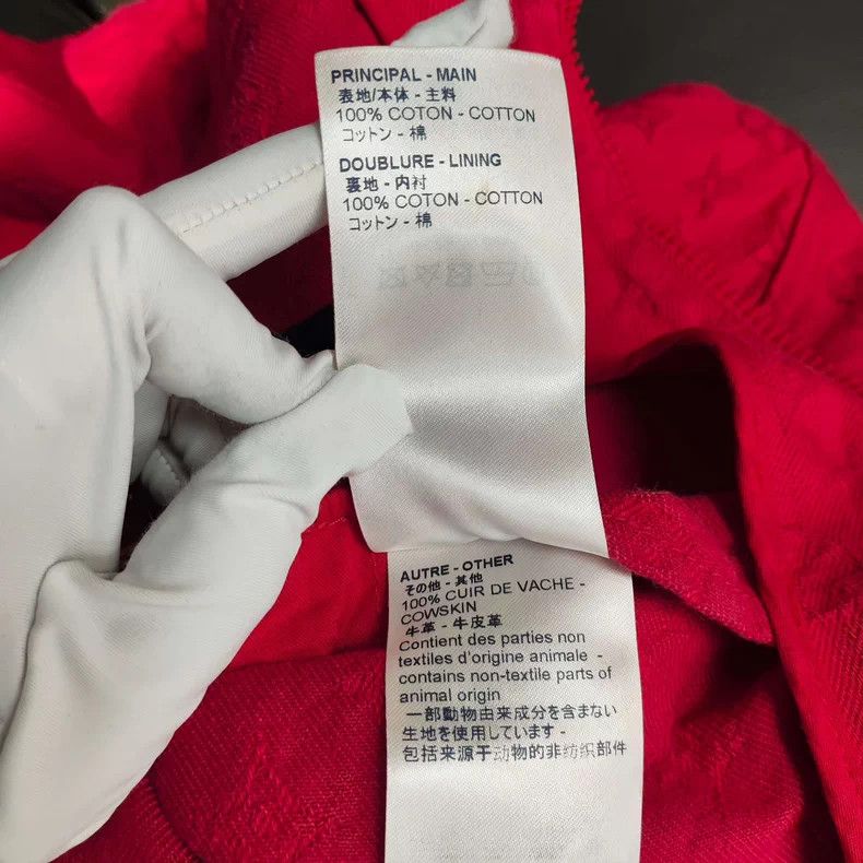 Louis Vuitton Louis Vuitton Red Monogram Denim Jacket 46 Size US M / EU 48-50 / 2 - 6 Thumbnail