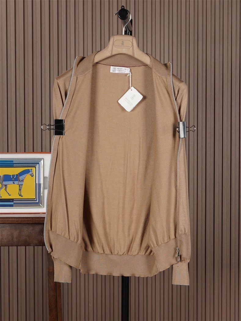 Brunello Cucinelli Brunello Cucinelli Cashmere Silk Jacket Size US S / EU 44-46 / 1 - 3 Thumbnail