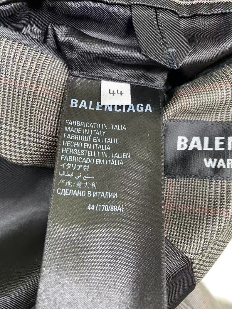 Balenciaga Balenciaga Men's Sleeve Logo Blazer Size US XXL / EU 58 / 5 - 6 Thumbnail