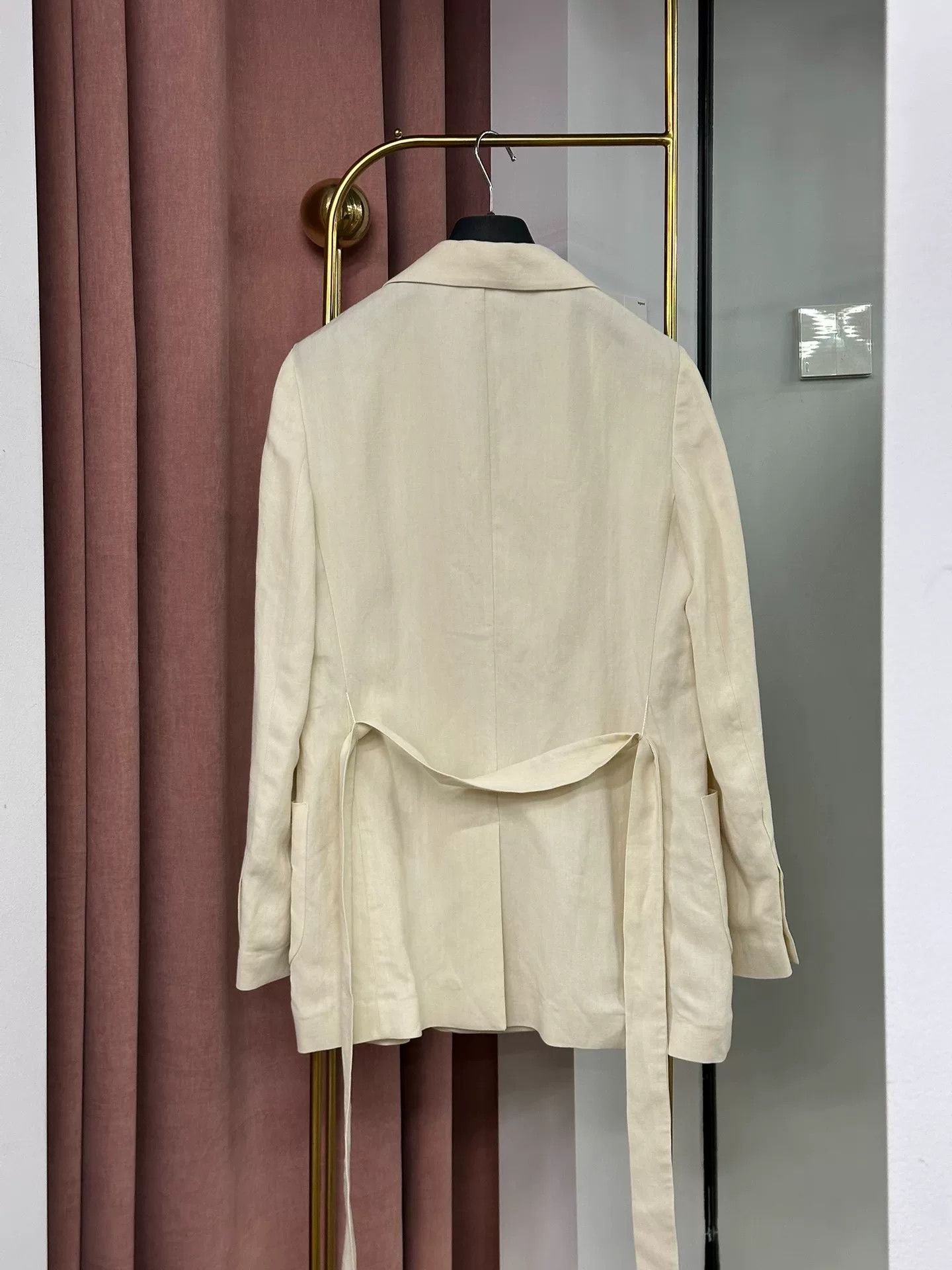 Brunello Cucinelli Brunello Cucinelli Beige Blazer Jacket Size US S / EU 44-46 / 1 - 4 Thumbnail