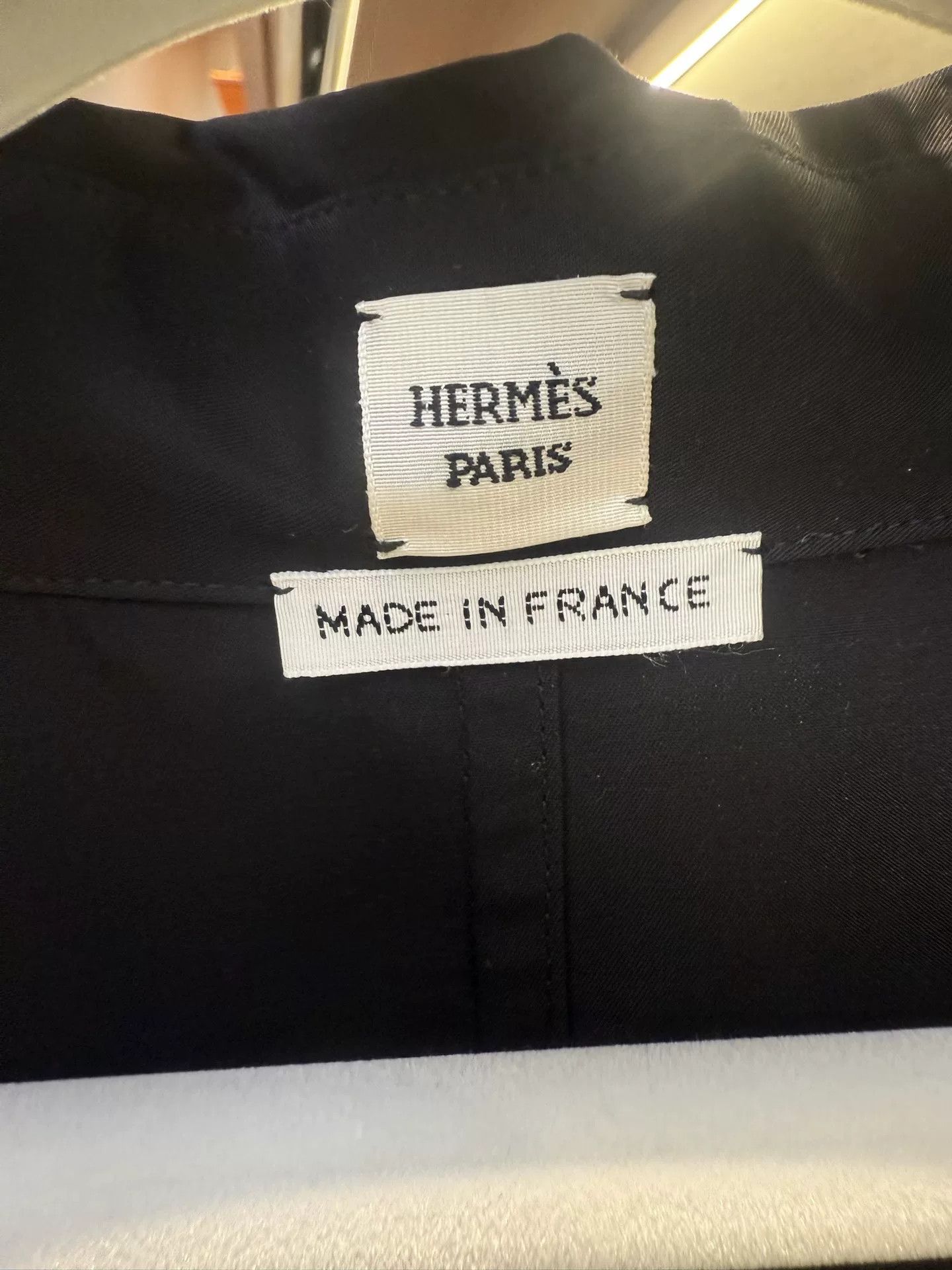 Hermes Black Cotton Dress