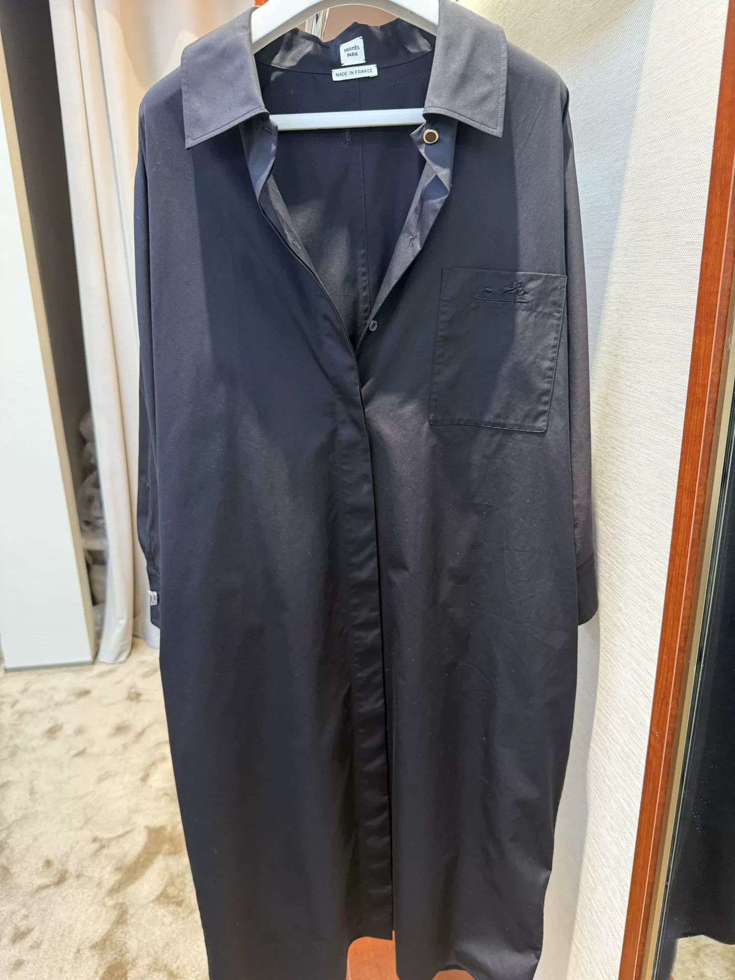 Hermes Black Cotton Dress