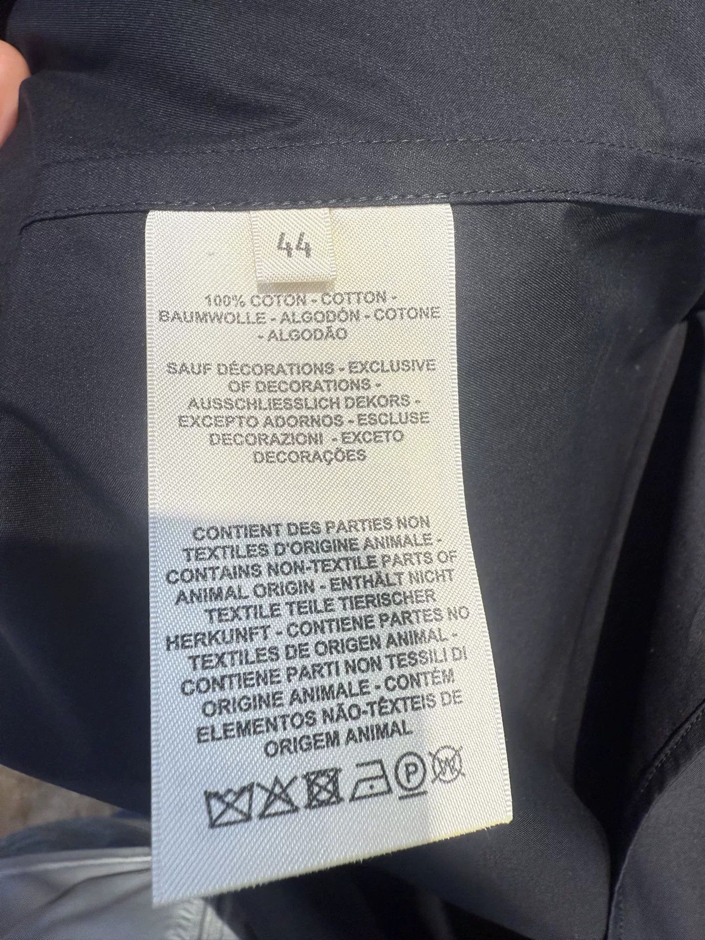 Hermes Black Cotton Dress