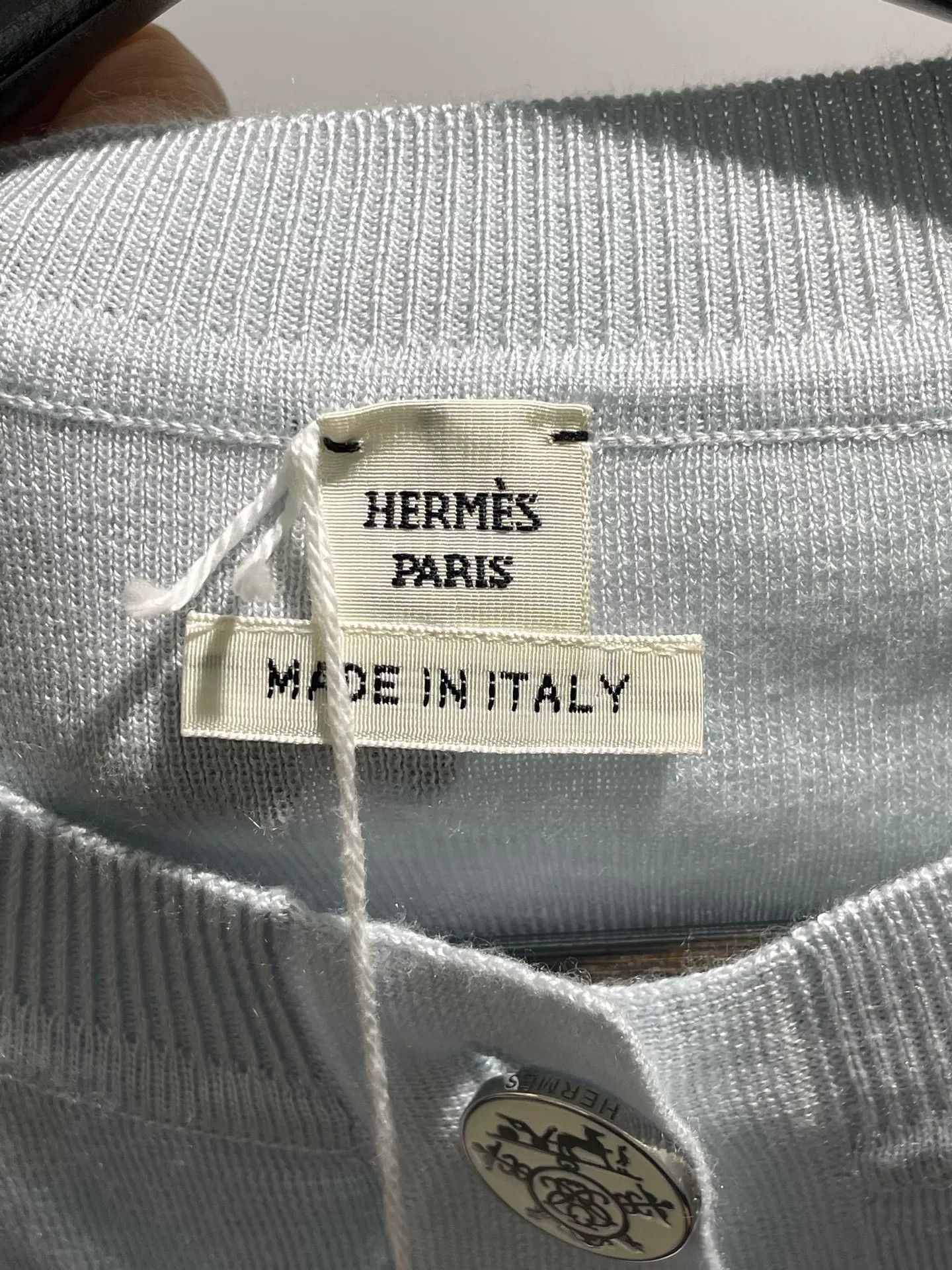 Hermes Hermès Gray Knit Sweater Size 34 Size US XS / EU 42 / 0 - 3 Thumbnail