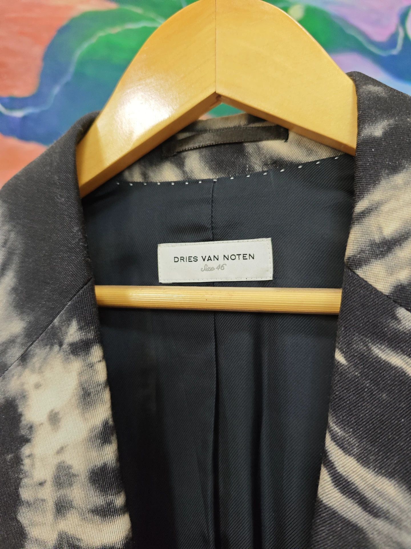 Dries Van Noten Dries Van Noten Tie-Dye Blazer Size US XL / EU 56 / 4 - 4 Thumbnail