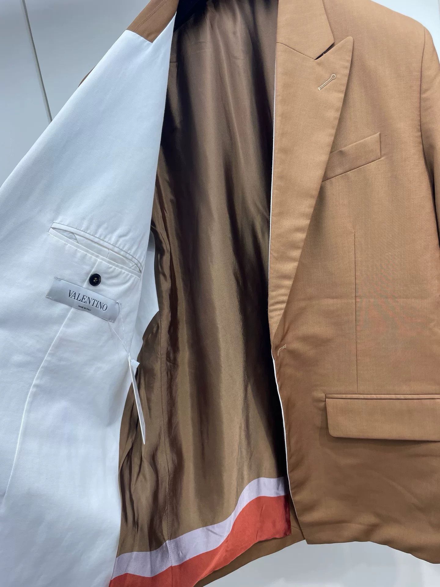 Valentino Valentino Brown Casual Suit Top Size US XL / EU 56 / 4 - 5 Thumbnail