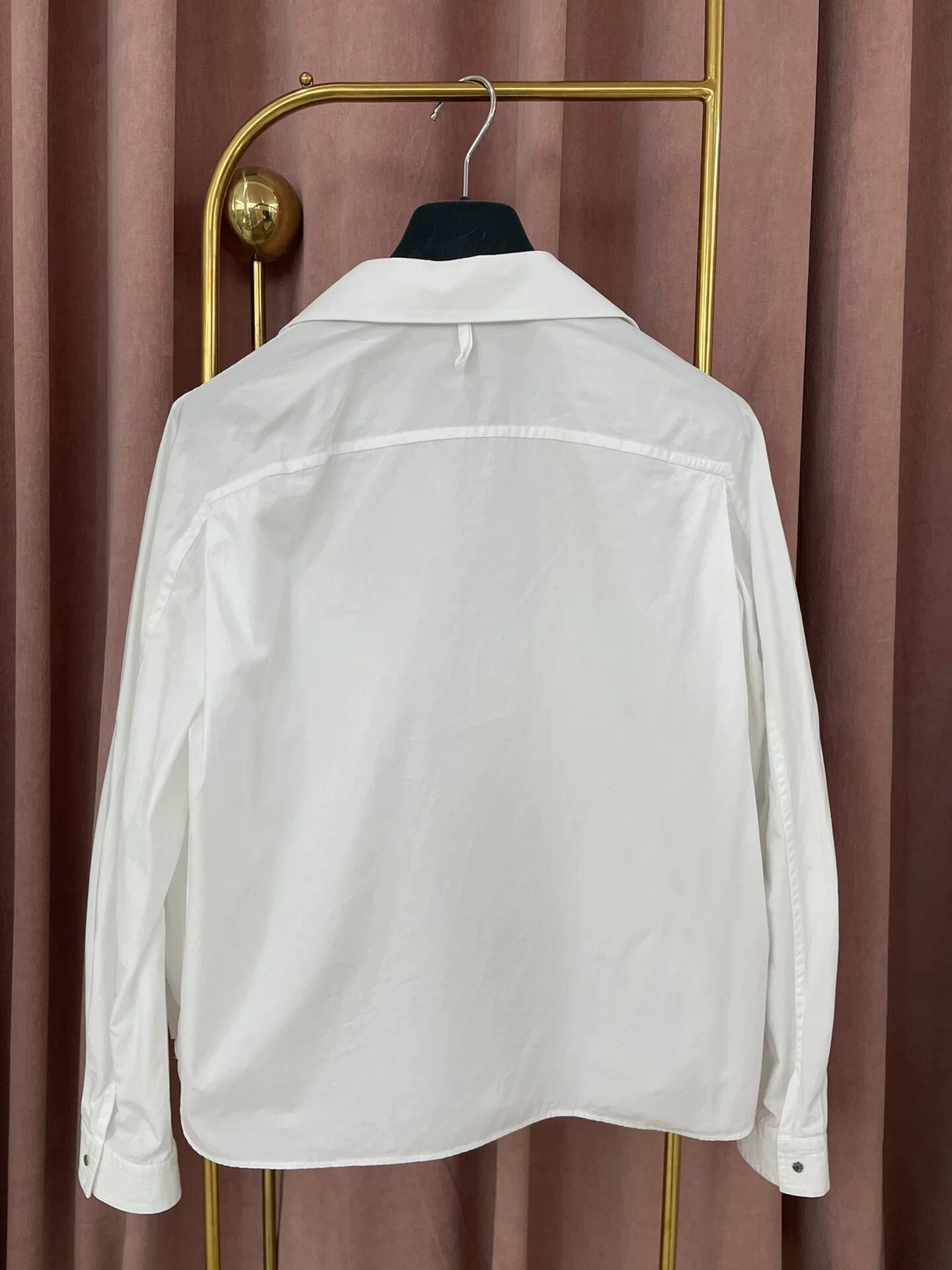 Hermes Hermes White Zip Shirt Jacket Size US S / EU 44-46 / 1 - 3 Thumbnail