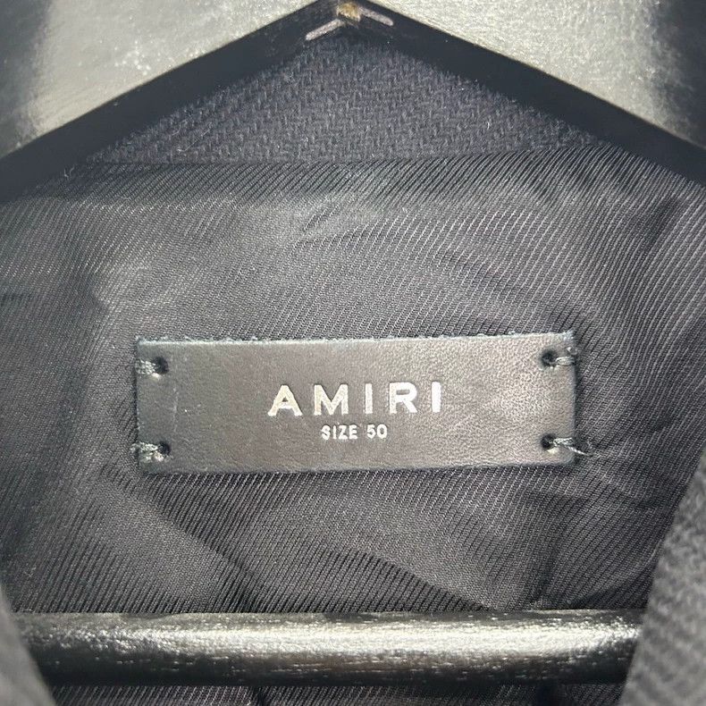 Amiri Amiri Black Bone Baseball Jacket Size US L / EU 52-54 / 3 - 3 Thumbnail