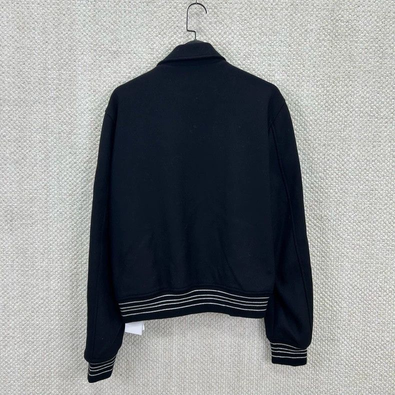 Amiri Amiri Black Bone Baseball Jacket Size US L / EU 52-54 / 3 - 2 Thumbnail