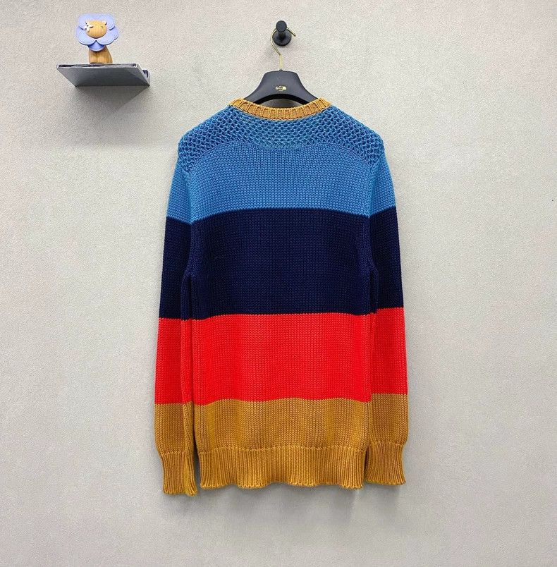 Louis Vuitton LV Colorblock Crewneck Knit Sweater Size US S / EU 44-46 / 1 - 3 Thumbnail