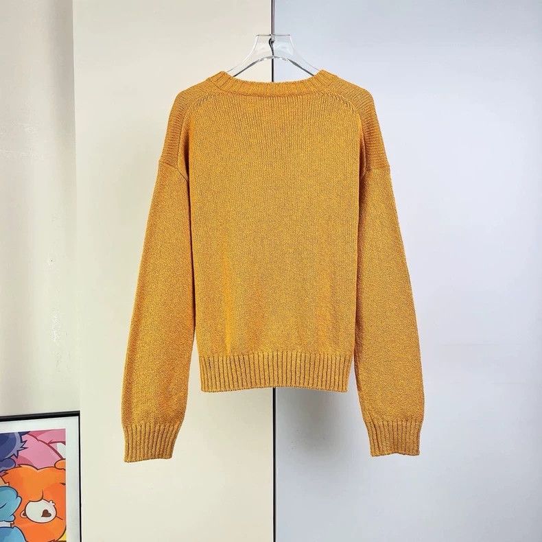 Loro Piana LoroPiana Yellow Cotton Sweater Size US XL / EU 56 / 4 - 2 Thumbnail