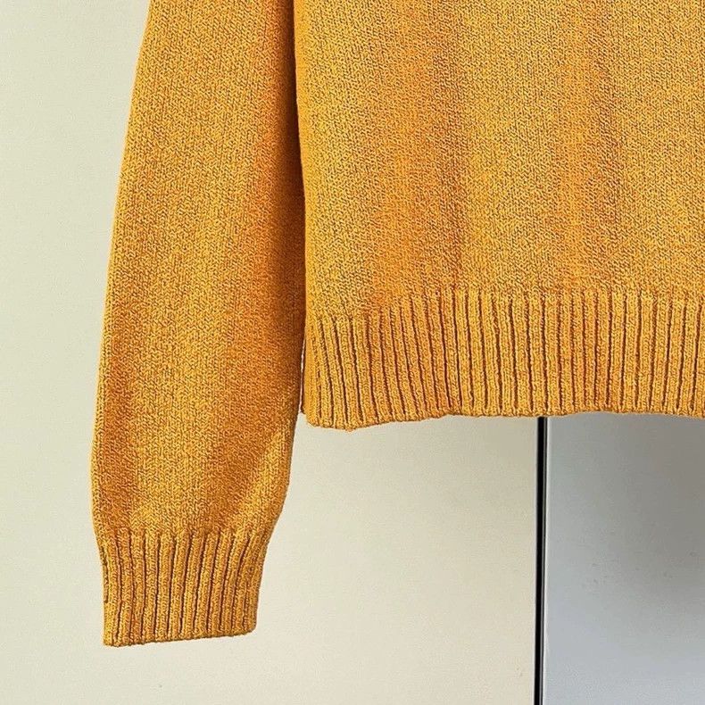 Loro Piana LoroPiana Yellow Cotton Sweater Size US XL / EU 56 / 4 - 4 Thumbnail