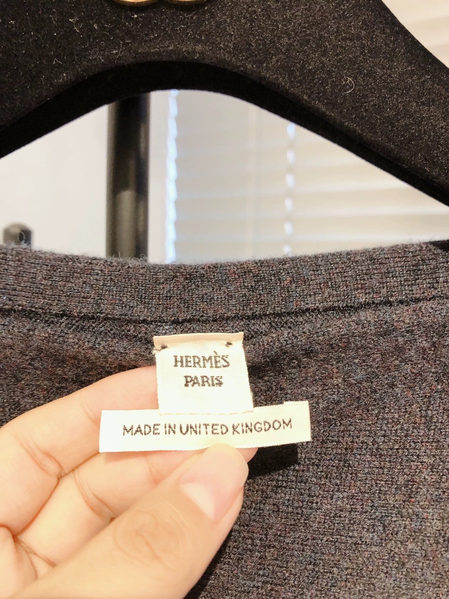 Hermes Hermes Gray Batwing Sleeve Cashmere Sweater Size US XS / EU 42 / 0 - 7 Thumbnail