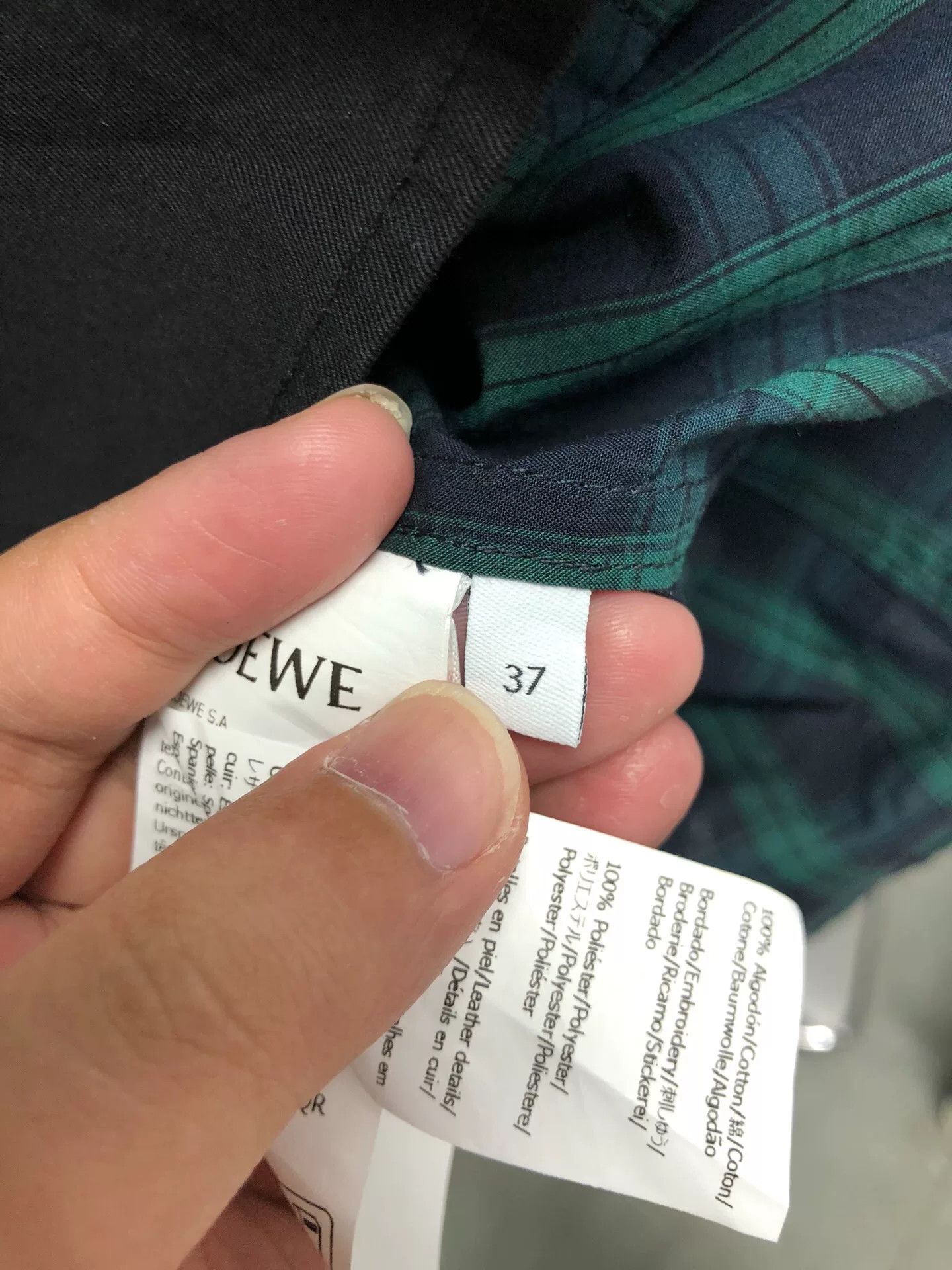 Loewe Loewe Layered Plaid Zip Jacket Size US M / EU 48-50 / 2 - 5 Thumbnail