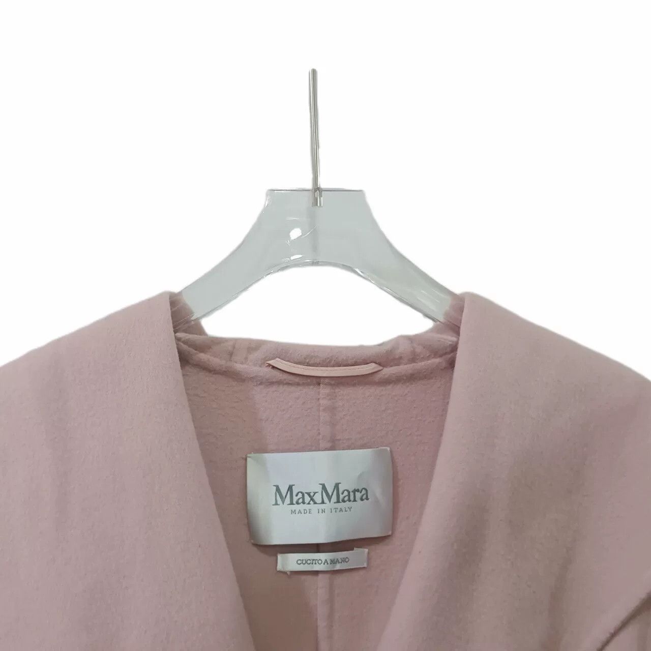 Max Mara maxmara pink wool long sleeve coat Size US XS / EU 42 / 0 - 3 Thumbnail