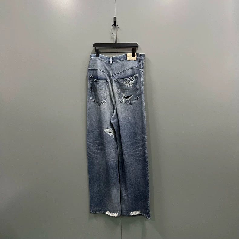 Balenciaga Balenciaga Distressed Denim Jeans Size US 28 / EU 44 - 2 Thumbnail