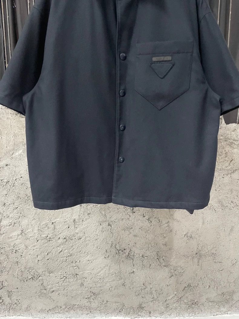 Prada Prada Wool Patch Triangle Logo Short Sleeve Size US S / EU 44-46 / 1 - 4 Thumbnail