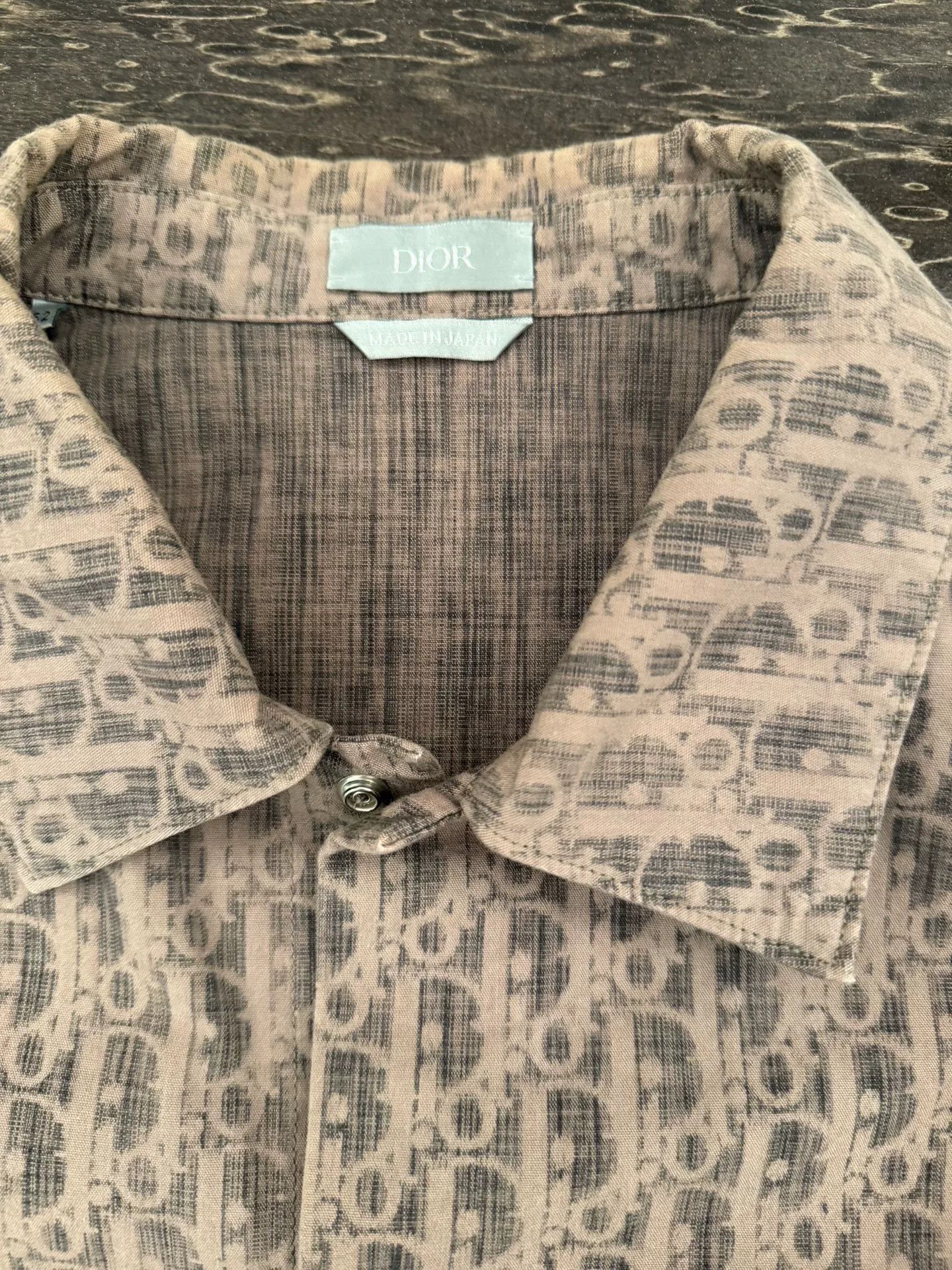 Dior Dior Brown Monogram Button-Up Shirt Size US L / EU 52-54 / 3 - 2 Thumbnail