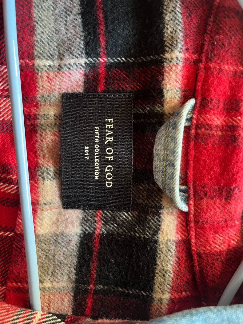 Fear of God Fear of God 5th Collar Denim Flannel Shirt Size US S / EU 44-46 / 1 - 2 Thumbnail