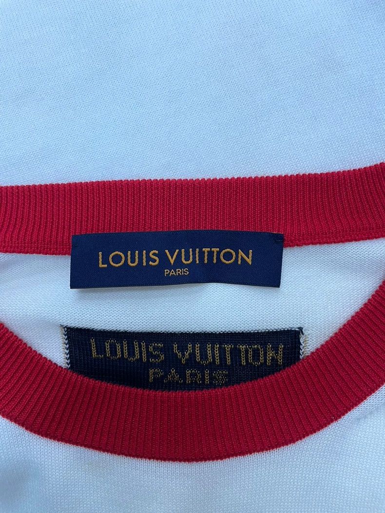 Louis Vuitton LV Colorblock Logo Knit Short Sleeve Size US S / EU 44-46 / 1 - 4 Thumbnail
