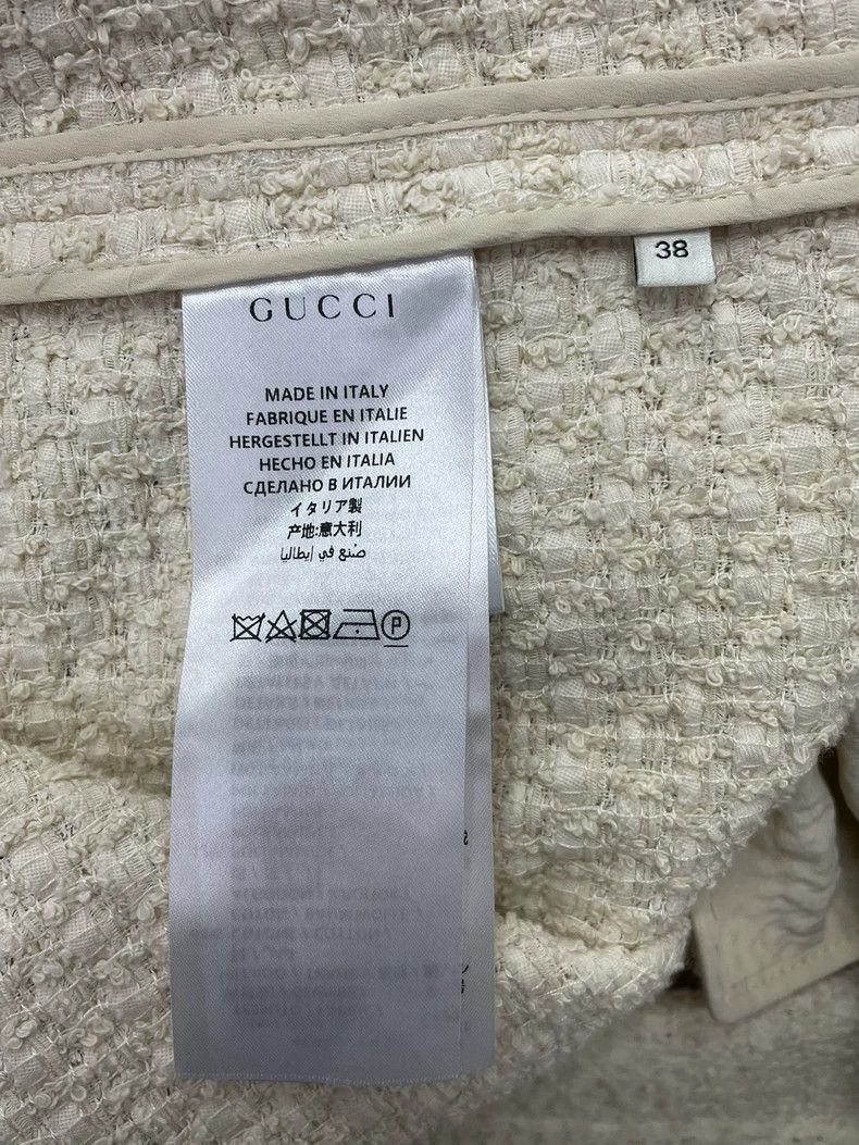 Gucci Gucci White Pearl Button Cardigan Size US M / EU 48-50 / 2 - 5 Thumbnail