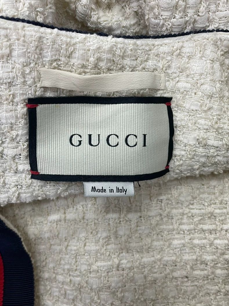 Gucci Gucci White Pearl Button Cardigan Size US M / EU 48-50 / 2 - 4 Thumbnail