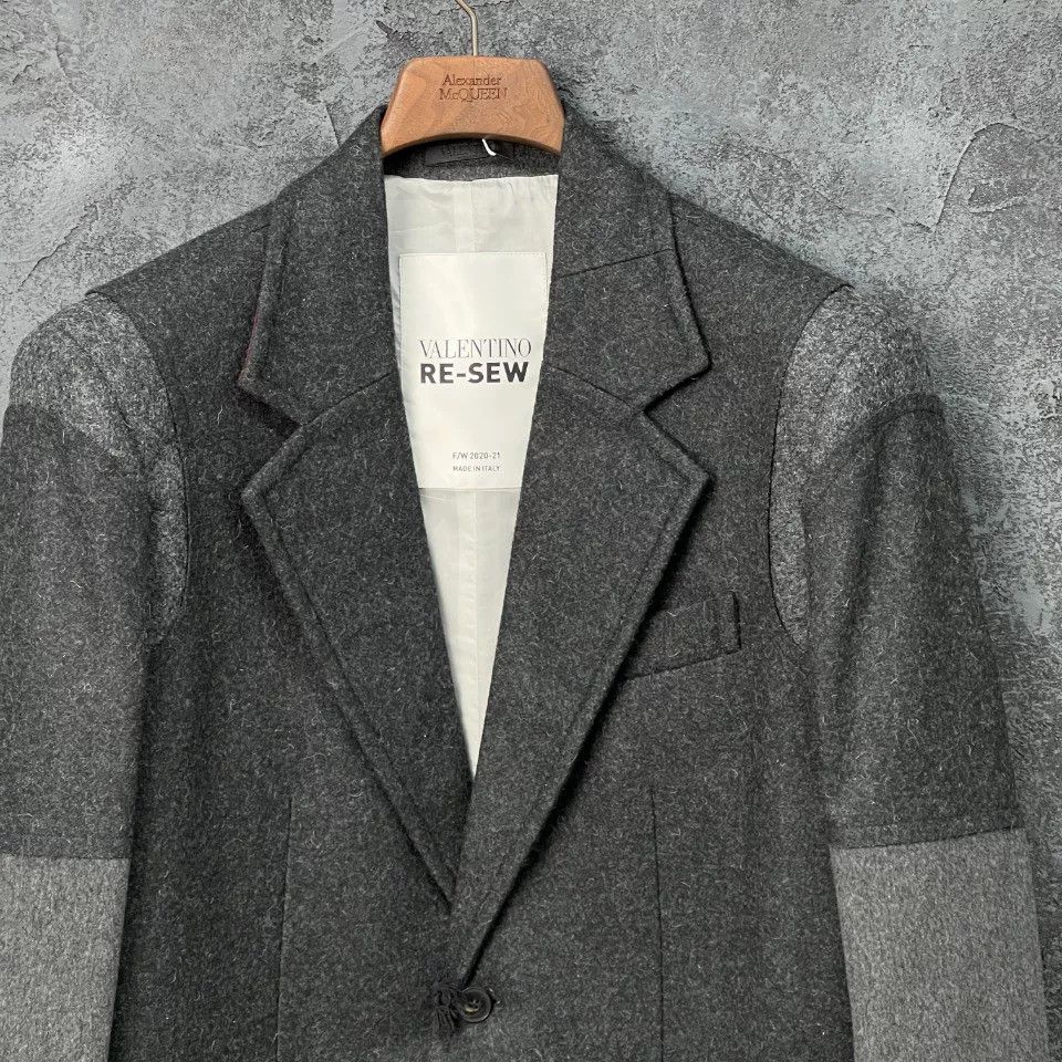 Valentino Valentino Single-Breasted Colorblock Coat Size US XL / EU 56 / 4 - 6 Thumbnail