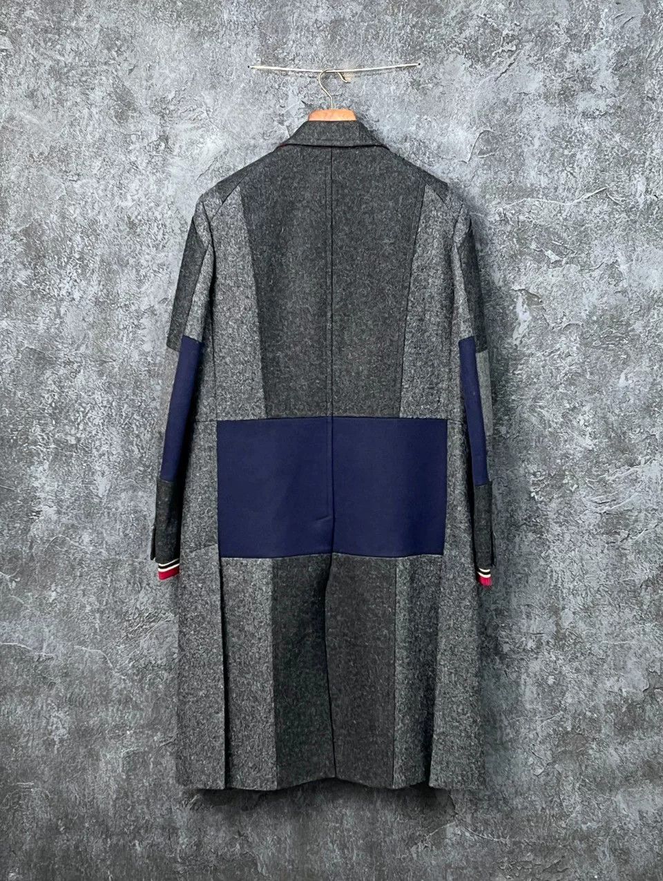Valentino Valentino Single-Breasted Colorblock Coat Size US XL / EU 56 / 4 - 5 Thumbnail
